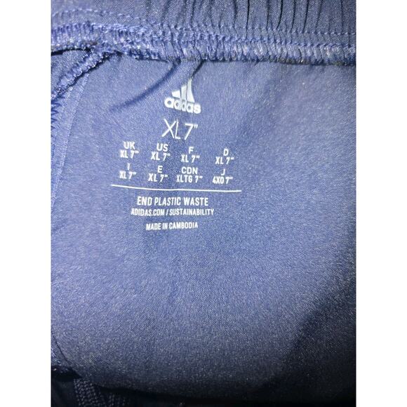 Adidas Aeroready Men's Training Shorts XL 7" Inseam, Dark Blue MSRP$35 s20 - Picture 9 of 10